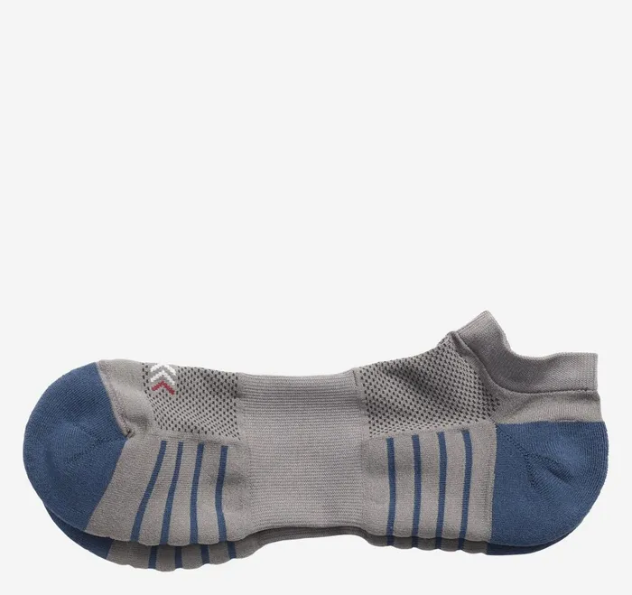 Men Xc4 Performance Ankle Socks Gray JohnstonandMurphy Socks