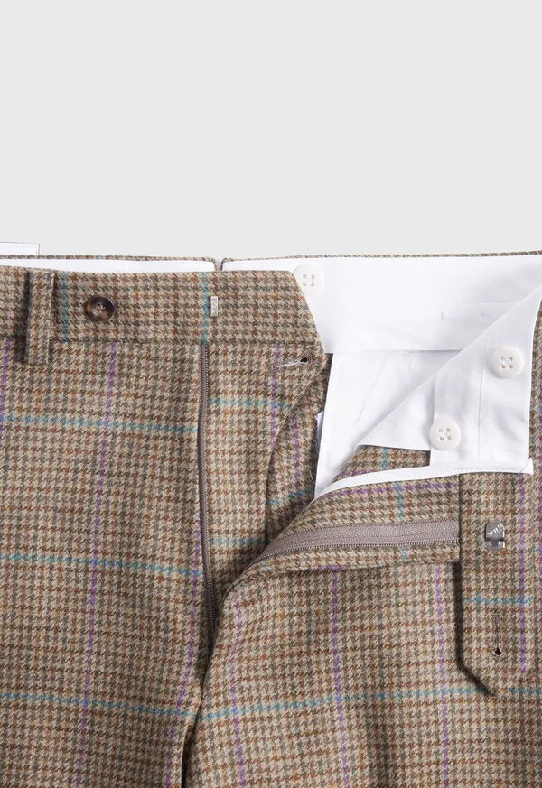Mens Paulstuart Wool Plaid James Trouser Olive Dress Pants Mens Paulstuart Wool Plaid James Trouser Olive Dress Pants