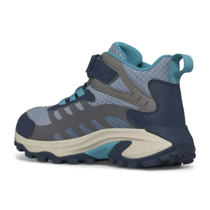 Merrell Boots Kids Big Moab Speed Mid 2 AC Waterproof Stoneblueturquoise