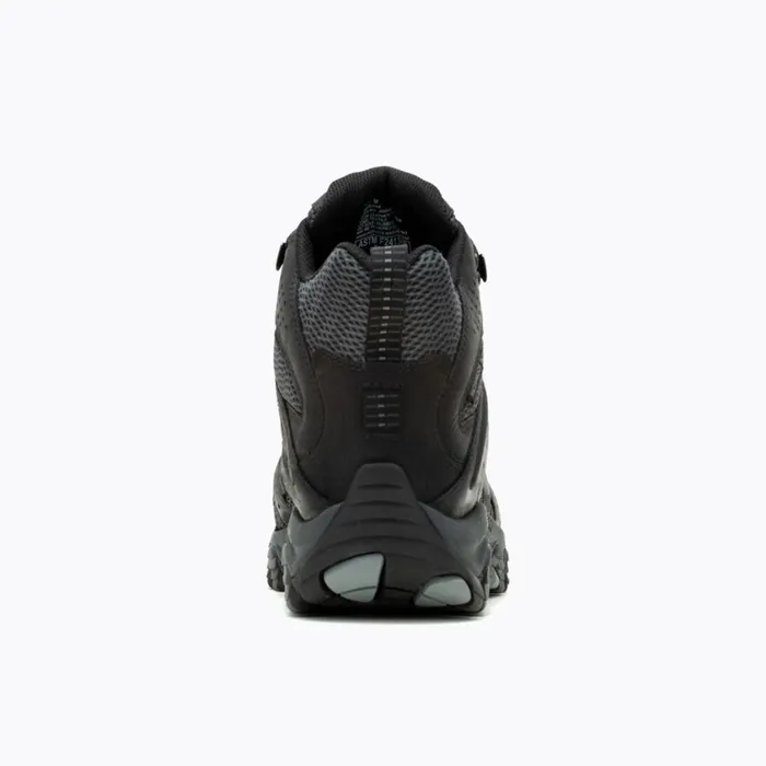 Merrell Boots Men Moab Vertex 2 Mid Waterproof Carbon Fiber Work Boot Blackgranite