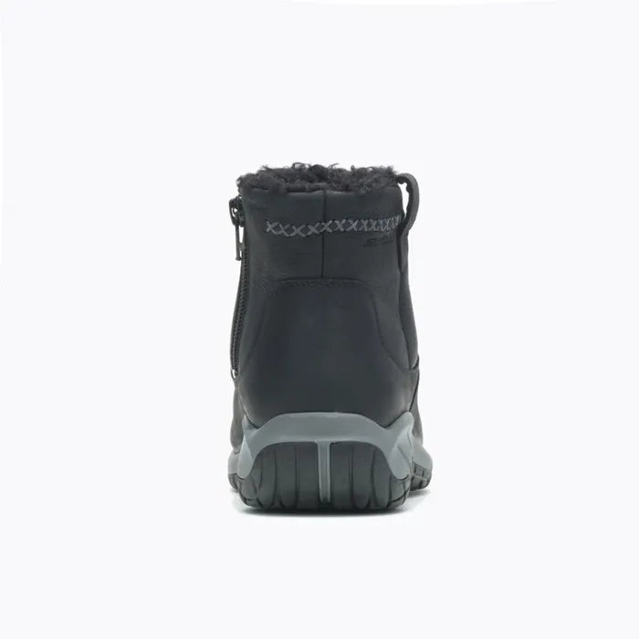 Merrell Boots Women Encore 4 Bluff Zip Polar Waterproof Wide Width Black