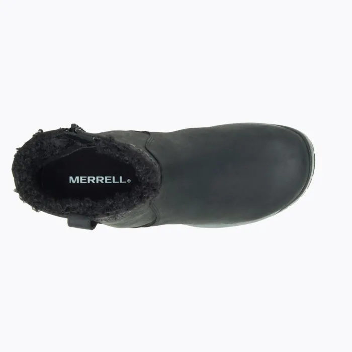 Merrell Boots Women Encore 4 Bluff Zip Polar Waterproof Wide Width Black