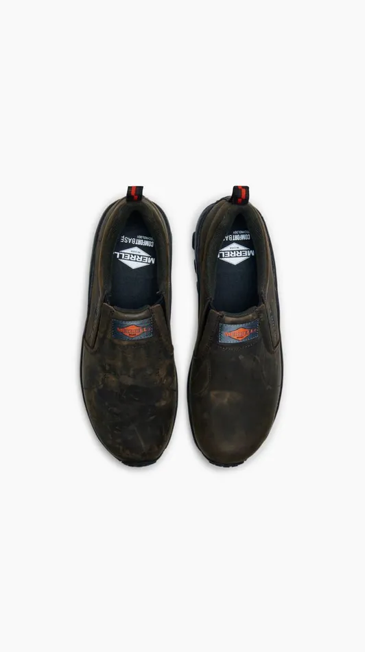 Merrell SlipOns Men Jungle Moc Leather Sr Work Shoe Espresso