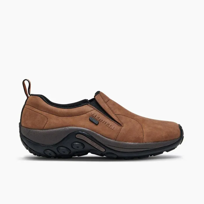 Merrell SlipOns Men Jungle Moc Nubuck Waterproof Wide Width Brown