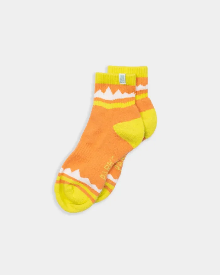 Merrell Socks MenWomen Parks Project X Shrooms In Bloom Hiking Sock 2 Pack Pinknaturalorange