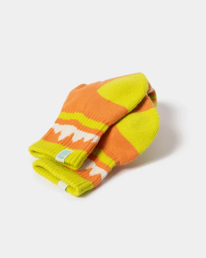 Merrell Socks MenWomen Parks Project X Shrooms In Bloom Hiking Sock 2 Pack Pinknaturalorange
