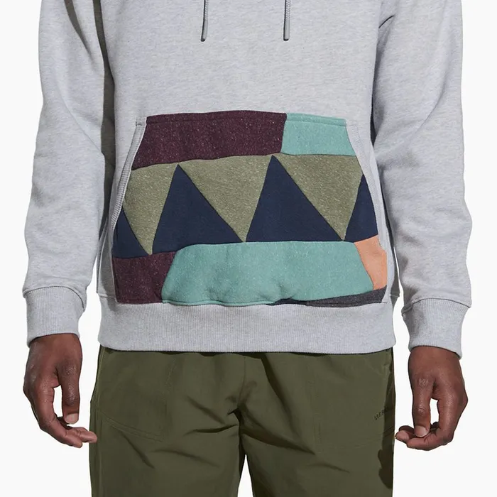 Merrell Tops Men Scrap Pullover Hoody Grey Heather