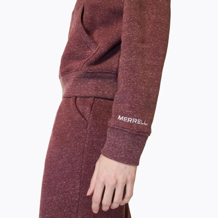 Merrell Tops Women Circle Outside Hoody Wine Tasting Heather