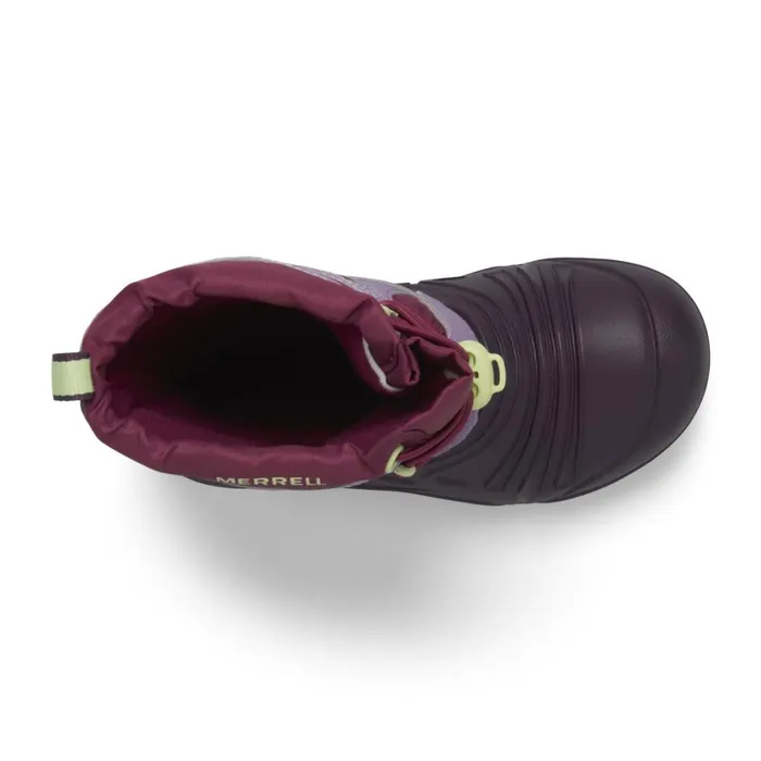 Merrell Winter Boots Kids Big Snow Quest Lite 30 Waterproof Burgundypurple