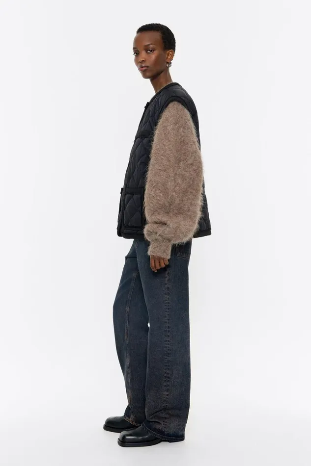 Midnight Quilted Gilet Midnight Women Bimba Y Lola Jackets And Blazers Midnight Quilted Gilet Midnight Women Bimba Y Lola Jackets And Blazers