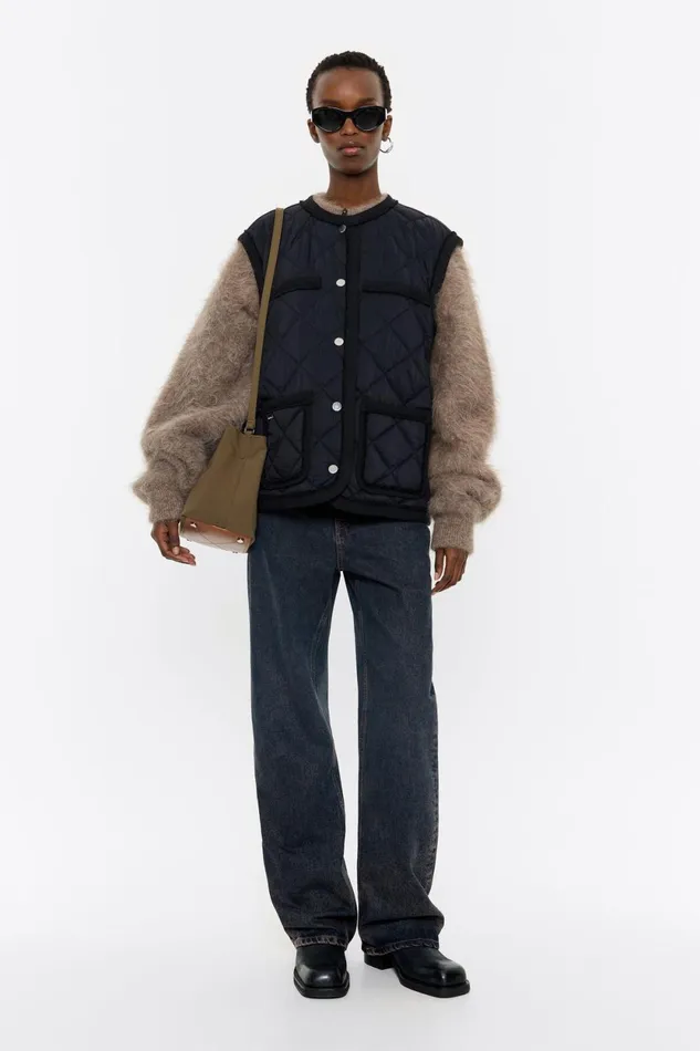 Midnight Quilted Gilet Midnight Women Bimba Y Lola Jackets And Blazers Midnight Quilted Gilet Midnight Women Bimba Y Lola Jackets And Blazers