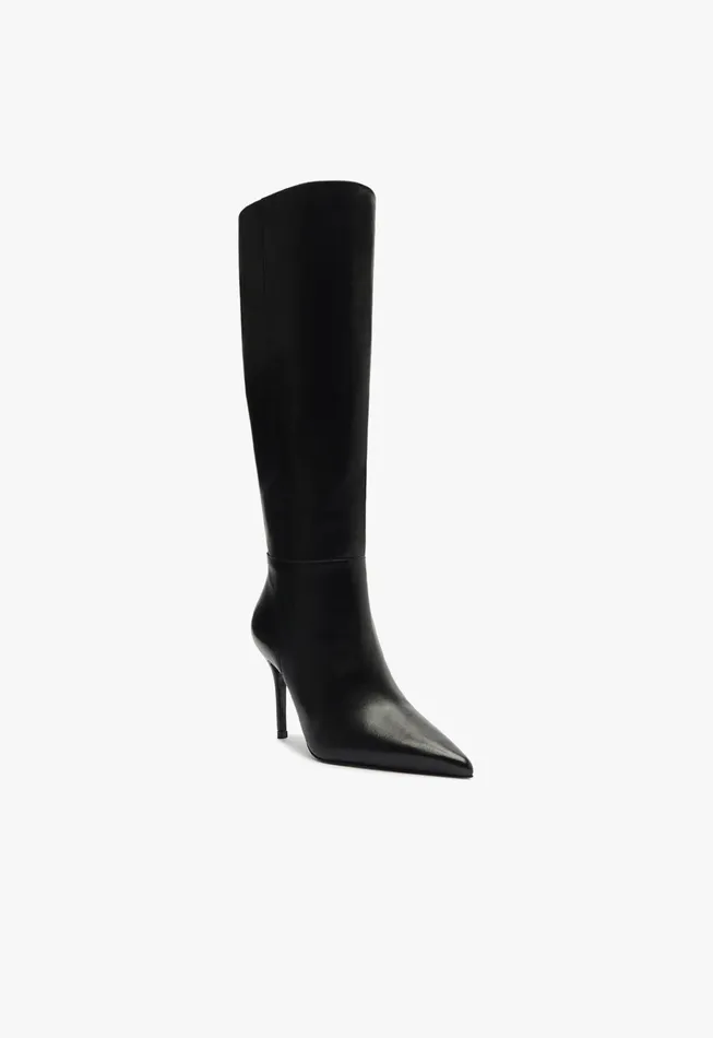 Mikki Up Boot Black Women Schutz Shoes Mikki Boots