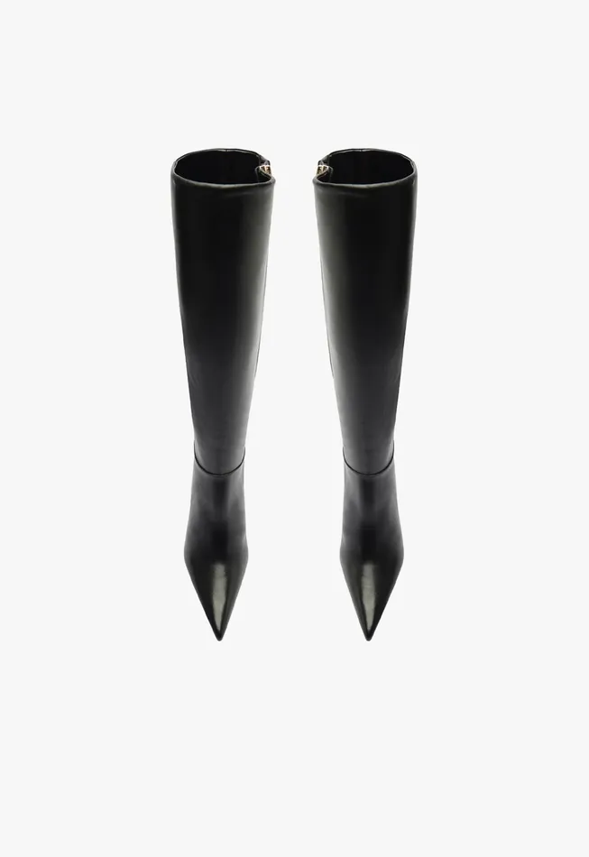Mikki Up Boot Black Women Schutz Shoes Mikki Boots