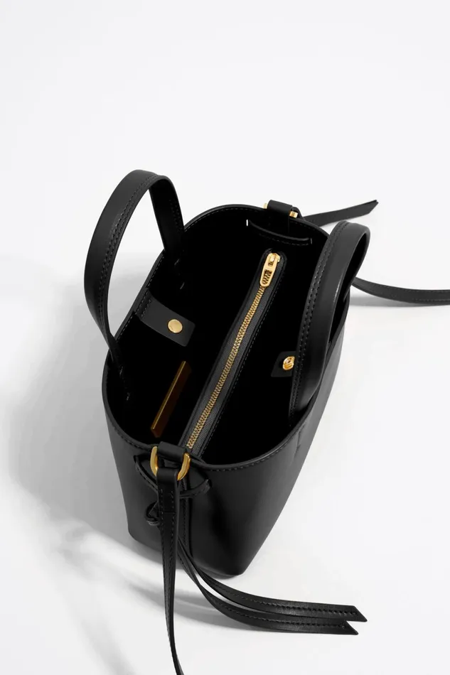 Mini Black Leather Chihuahua Bag Black Women Bimba Y Lola Chihuahua Bags