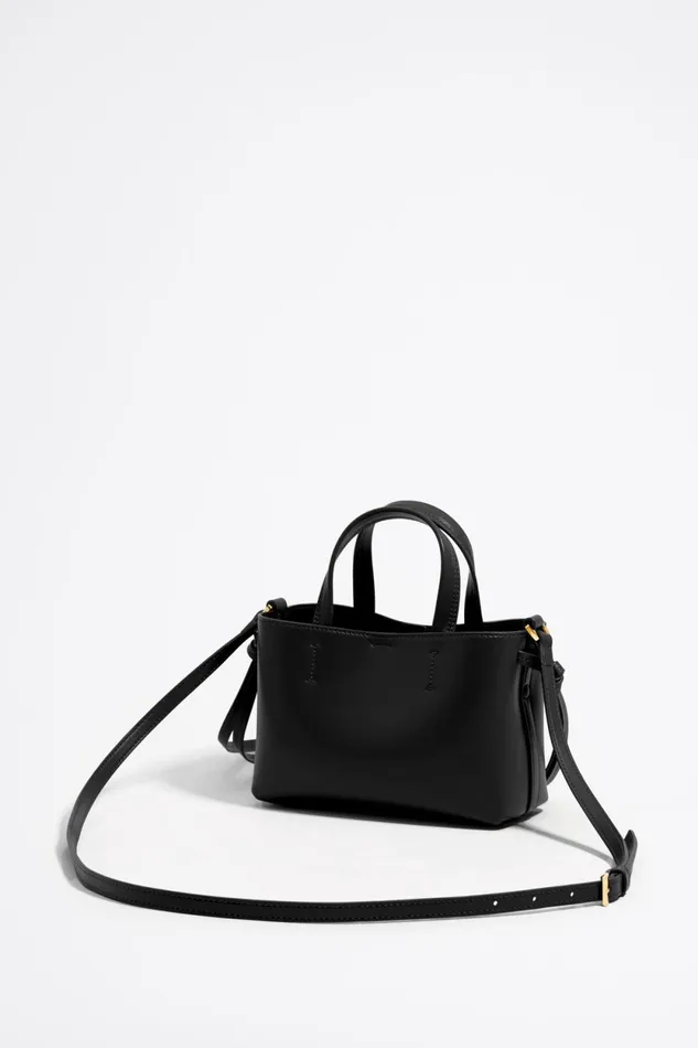 Mini Black Leather Chihuahua Bag Black Women Bimba Y Lola Chihuahua Bags