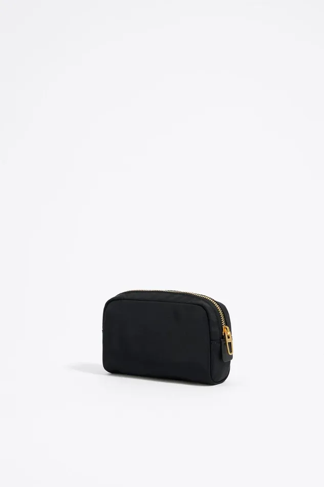 Mini Black Nylon Makeup Case Black Women Bimba Y Lola Vanity Pouches Mini Black Nylon Makeup Case Black Women Bimba Y Lola Vanity Pouches