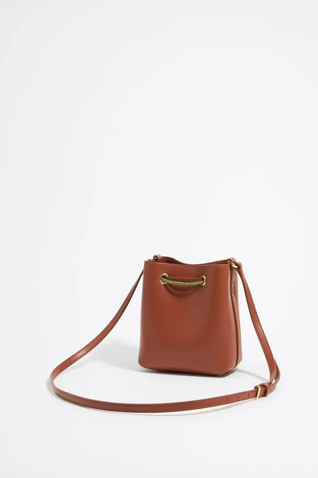 Mini Walnut Leather Chihuahua Bag Nut Women Bimba Y Lola Crossbody Bags