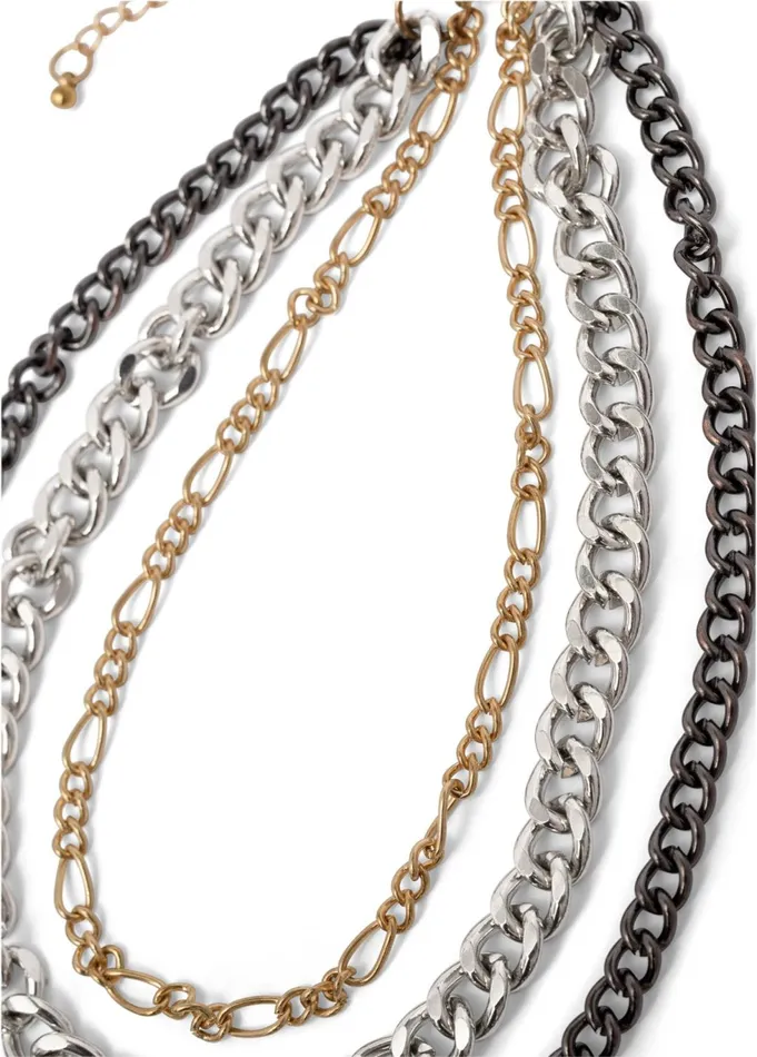 MIXED METAL CHAIN NECKLACE Silver Multi Women VENUS Necklaces