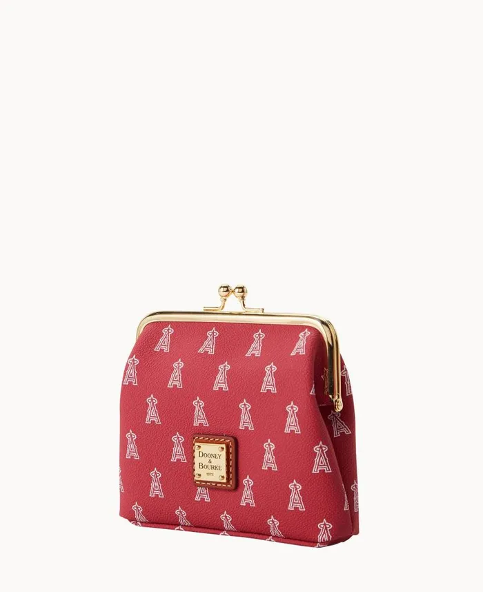 MLB Angels Large Framed Purse Angels ManWoman Dooney and Bourke Wallets MLB Angels Large Framed Purse Angels ManWoman Dooney and Bourke Wallets