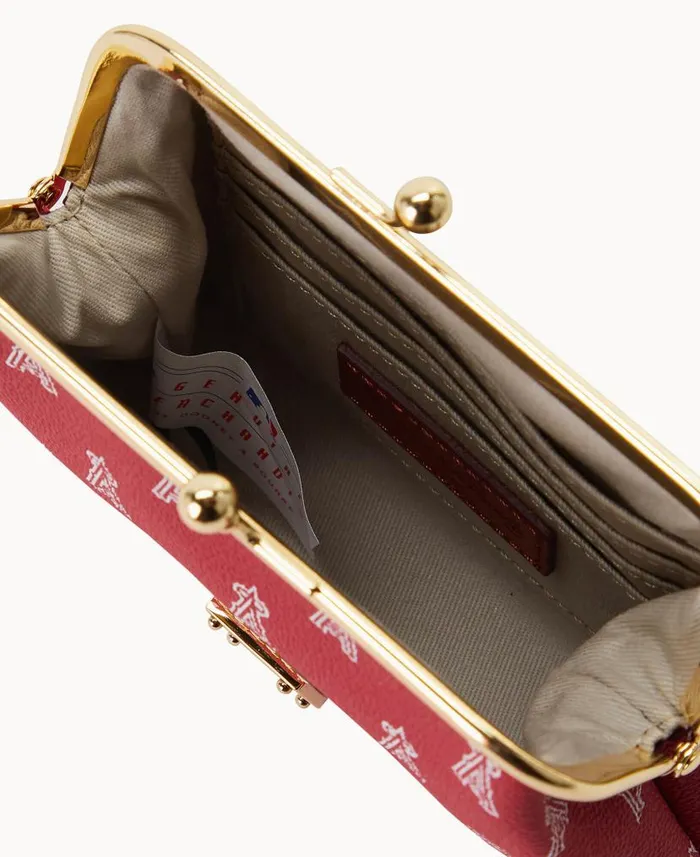 MLB Angels Large Framed Purse Angels ManWoman Dooney and Bourke Wallets MLB Angels Large Framed Purse Angels ManWoman Dooney and Bourke Wallets