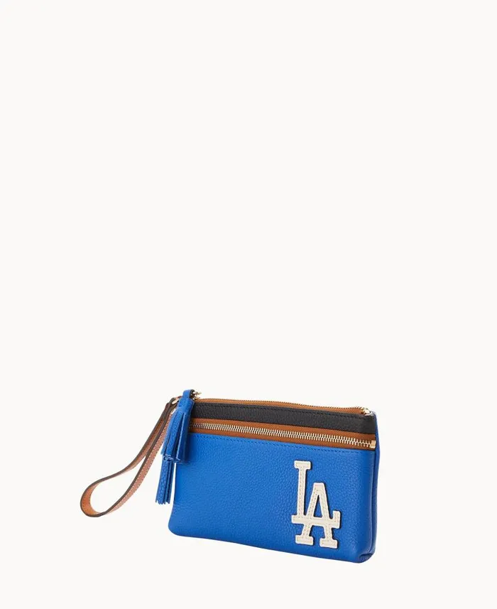 MLB Dodgers Double Zip Wristlet Dodgers ManWoman Dooney and Bourke Wallets MLB Dodgers Double Zip Wristlet Dodgers ManWoman Dooney and Bourke Wallets