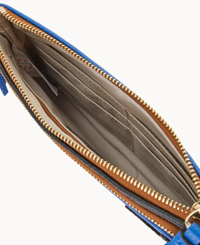 MLB Dodgers Double Zip Wristlet Dodgers ManWoman Dooney and Bourke Wallets MLB Dodgers Double Zip Wristlet Dodgers ManWoman Dooney and Bourke Wallets