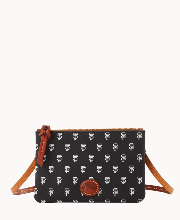 MLB Giants Top Zip Crossbody Giants Woman Dooney and Bourke Crossbodies