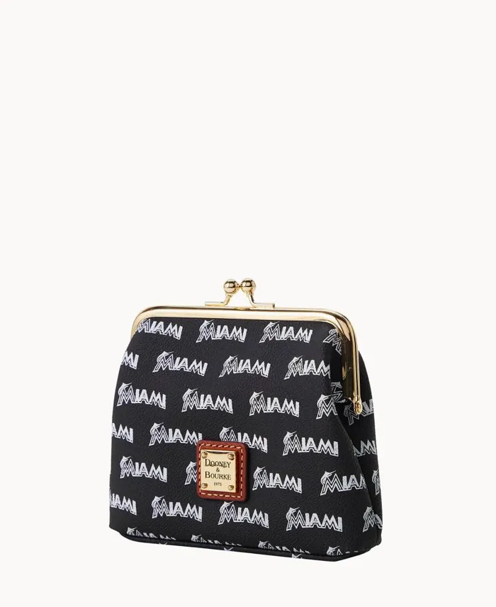 MLB Marlins Large Framed Purse Marlins ManWoman Dooney and Bourke Wallets MLB Marlins Large Framed Purse Marlins ManWoman Dooney and Bourke Wallets