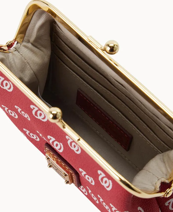 MLB Nationals Large Framed Purse Nationals ManWoman Dooney and Bourke Wallets MLB Nationals Large Framed Purse Nationals ManWoman Dooney and Bourke Wallets