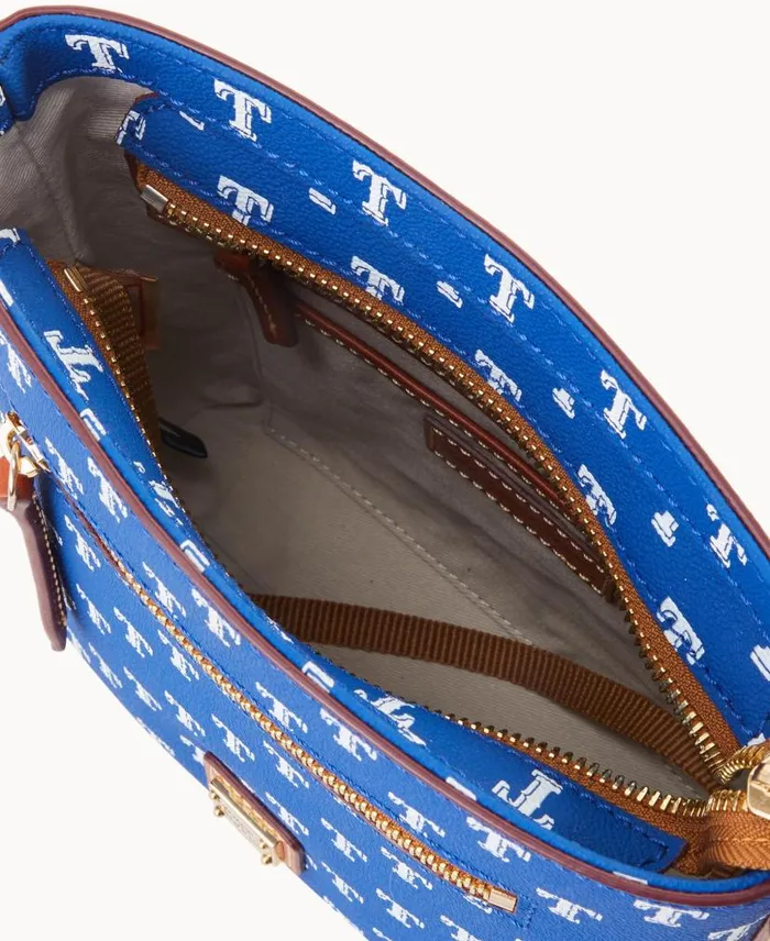 MLB Rangers Small Zip Crossbody Rangers Woman Dooney and Bourke Crossbodies MLB Rangers Small Zip Crossbody Rangers Woman Dooney and Bourke Crossbodies