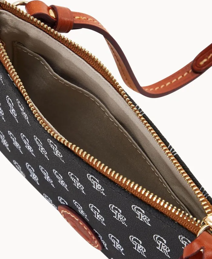 MLB Rockies Top Zip Crossbody Rockies Woman Dooney and Bourke Crossbodies MLB Rockies Top Zip Crossbody Rockies Woman Dooney and Bourke Crossbodies