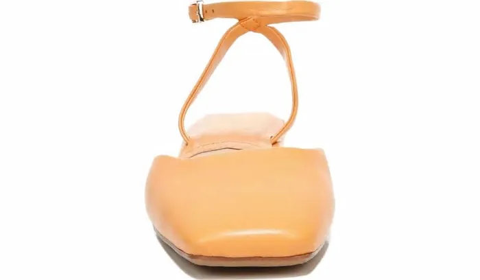 Mules Women Franco Sarto Franco Jolee Flat Cantaloupe Leather