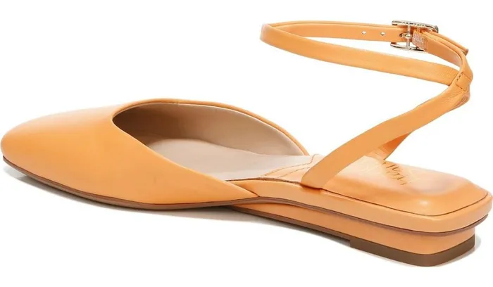 Mules Women Franco Sarto Franco Jolee Flat Cantaloupe Leather