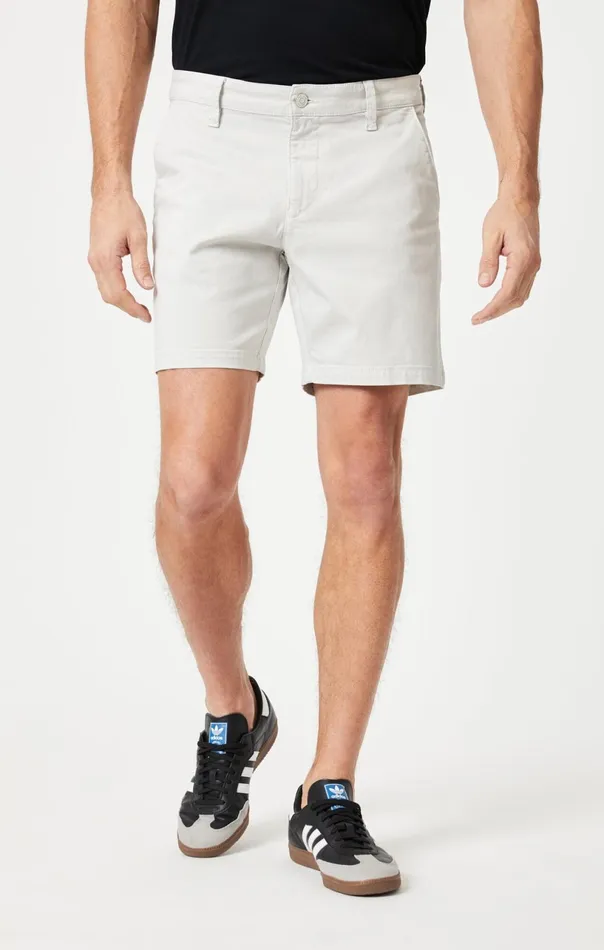 Nate Shorts In Oyster Mushroom Twill Men Mavi Jeans Shorts Nate Shorts In Oyster Mushroom Twill Men Mavi Jeans Shorts