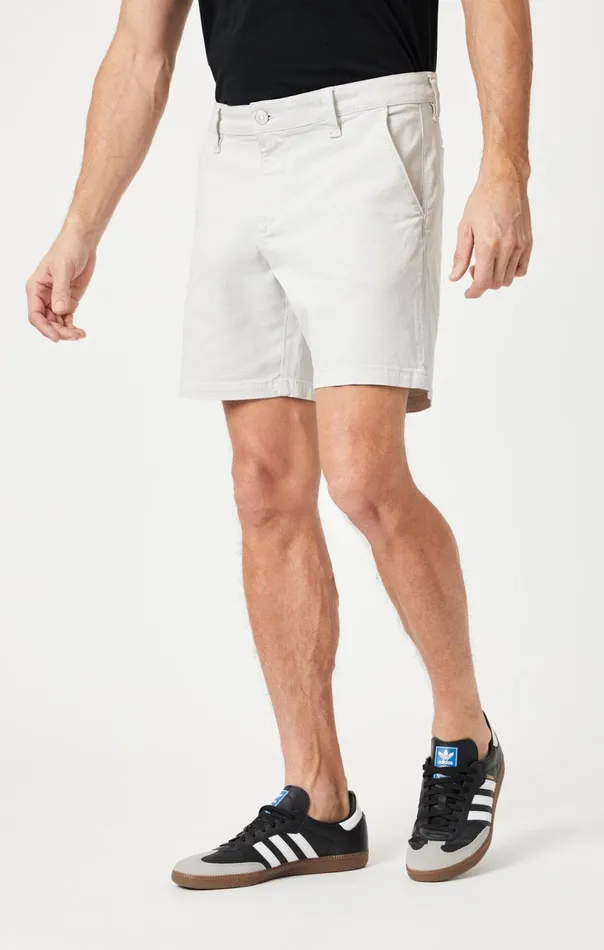 Nate Shorts In Oyster Mushroom Twill Men Mavi Jeans Shorts Nate Shorts In Oyster Mushroom Twill Men Mavi Jeans Shorts