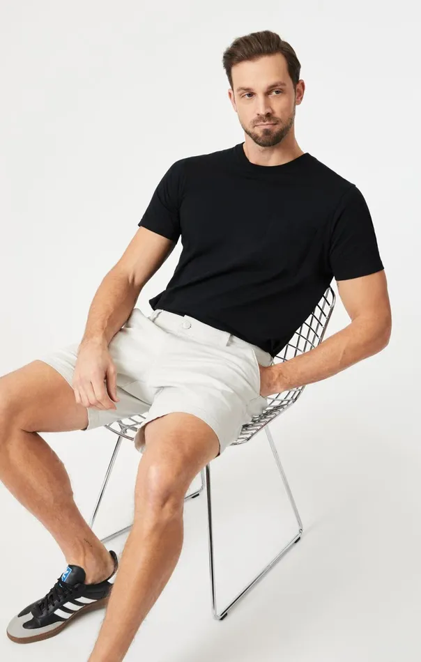 Nate Shorts In Oyster Mushroom Twill Men Mavi Jeans Shorts Nate Shorts In Oyster Mushroom Twill Men Mavi Jeans Shorts