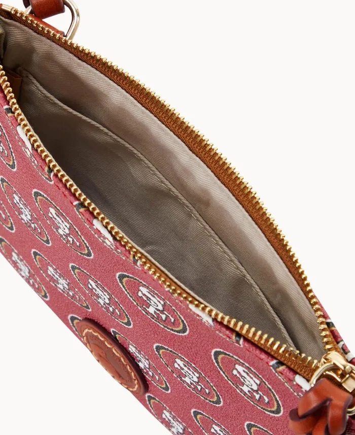 NFL 49ERS Top Zip Crossbody 49ers Woman Dooney and Bourke Crossbodies NFL 49ERS Top Zip Crossbody 49ers Woman Dooney and Bourke Crossbodies