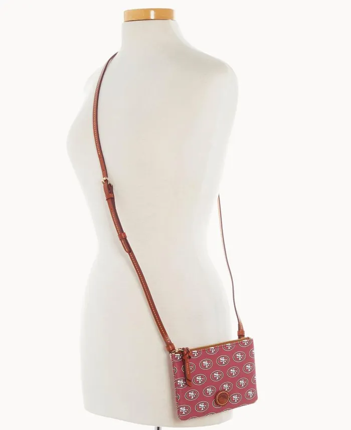 NFL 49ERS Top Zip Crossbody 49ers Woman Dooney and Bourke Crossbodies NFL 49ERS Top Zip Crossbody 49ers Woman Dooney and Bourke Crossbodies