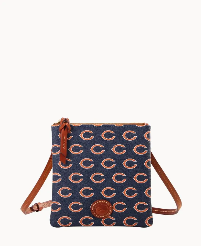NFL Bears Small North South Top Zip Crossbody Bears Woman Dooney and Bourke Crossbodies NFL Bears Small North South Top Zip Crossbody Bears Woman Dooney and Bourke Crossbodies