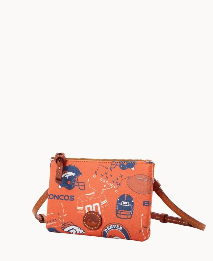NFL Broncos Top Zip Crossbody Broncos Woman Dooney and Bourke Crossbodies NFL Broncos Top Zip Crossbody Broncos Woman Dooney and Bourke Crossbodies