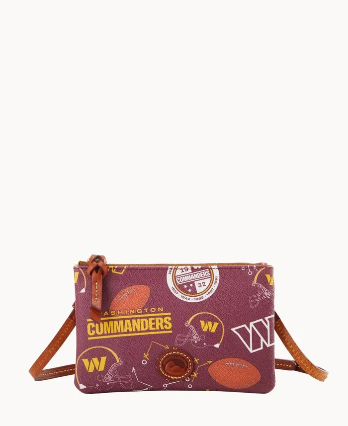 NFL Commanders Top Zip Crossbody Commanders Woman Dooney and Bourke Crossbodies NFL Commanders Top Zip Crossbody Commanders Woman Dooney and Bourke Crossbodies