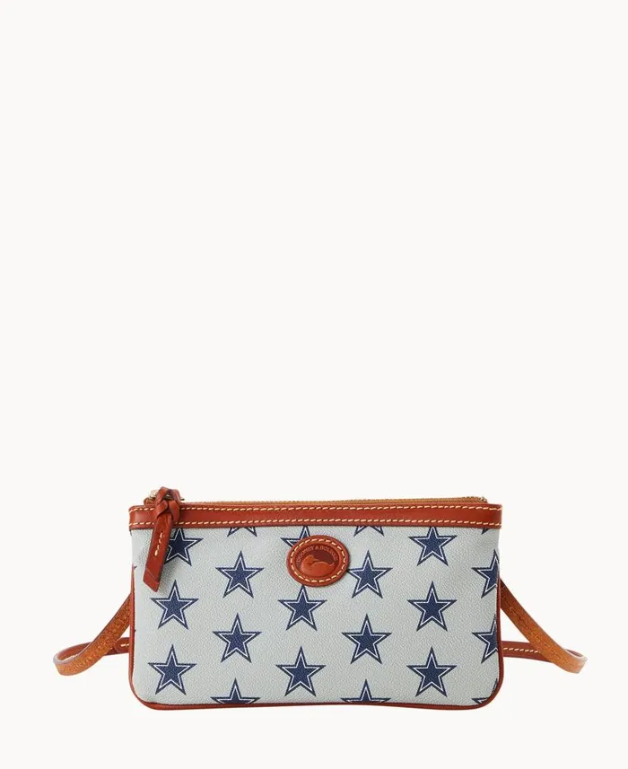 NFL Cowboys Large Slim Crossbody Cowboys Woman Dooney and Bourke Crossbodies