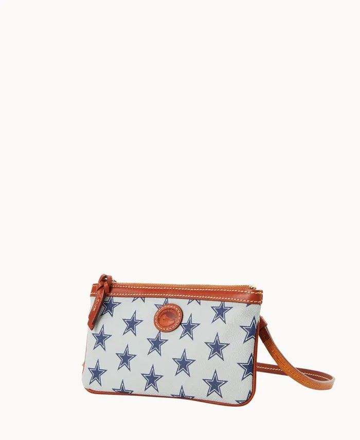 NFL Cowboys Large Slim Crossbody Cowboys Woman Dooney and Bourke Crossbodies NFL Cowboys Large Slim Crossbody Cowboys Woman Dooney and Bourke Crossbodies