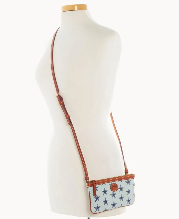NFL Cowboys Large Slim Crossbody Cowboys Woman Dooney and Bourke Crossbodies NFL Cowboys Large Slim Crossbody Cowboys Woman Dooney and Bourke Crossbodies