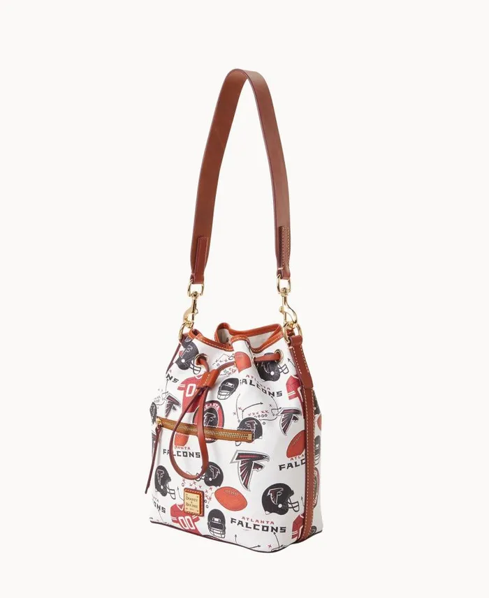 NFL Falcons Drawstring Falcons Woman Dooney and Bourke Shoulder Bags NFL Falcons Drawstring Falcons Woman Dooney and Bourke Shoulder Bags