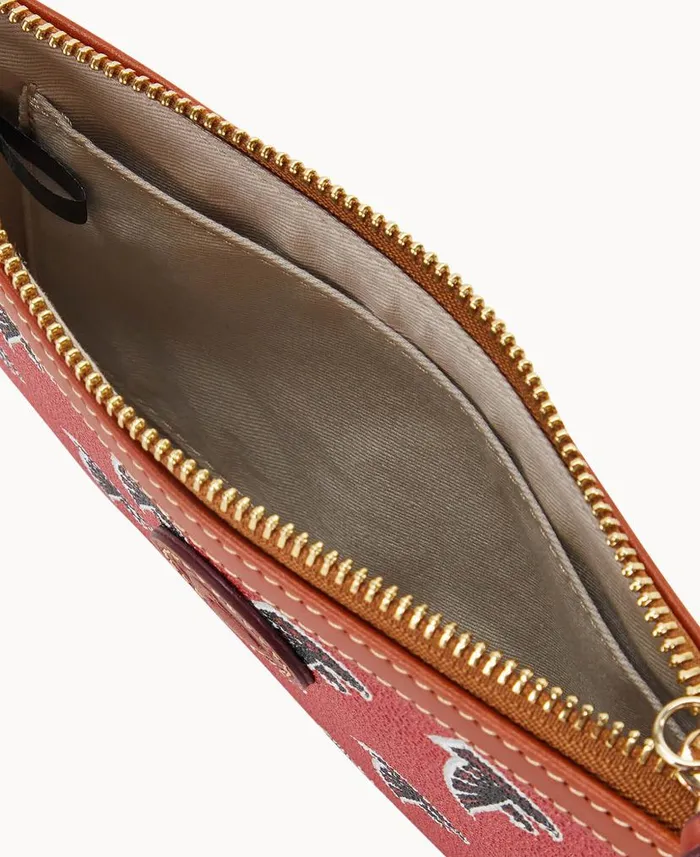 NFL Falcons Large Slim Wristlet Falcons ManWoman Dooney and Bourke Wallets NFL Falcons Large Slim Wristlet Falcons ManWoman Dooney and Bourke Wallets