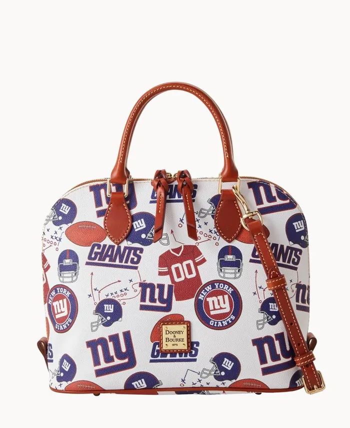NFL NY Giants Zip Zip Satchel Giants Woman Dooney and Bourke Satchels