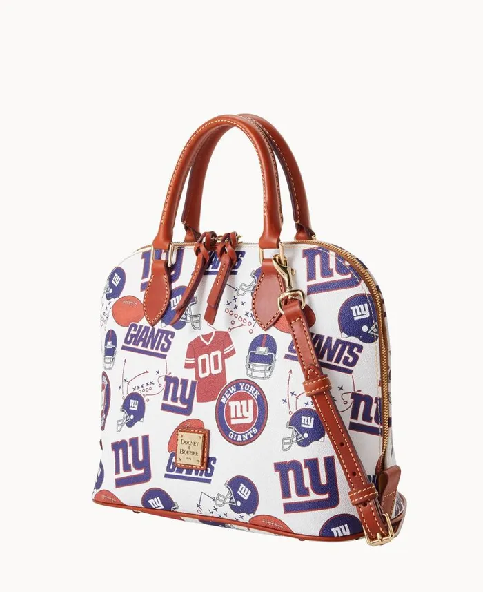 NFL NY Giants Zip Zip Satchel Giants Woman Dooney and Bourke Satchels NFL NY Giants Zip Zip Satchel Giants Woman Dooney and Bourke Satchels
