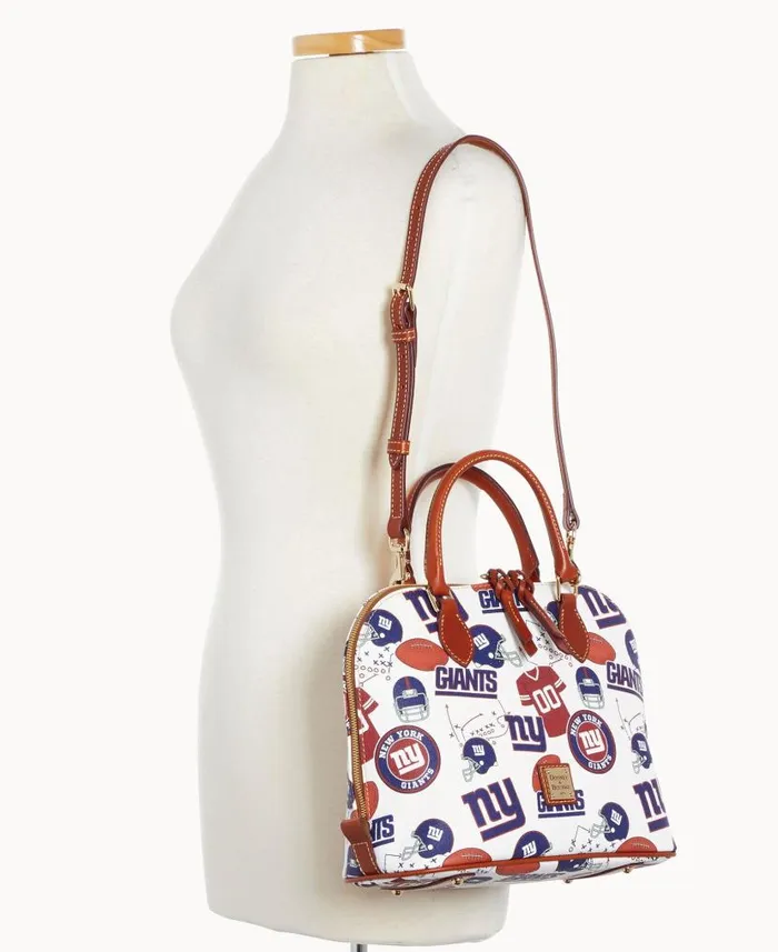 NFL NY Giants Zip Zip Satchel Giants Woman Dooney and Bourke Satchels NFL NY Giants Zip Zip Satchel Giants Woman Dooney and Bourke Satchels
