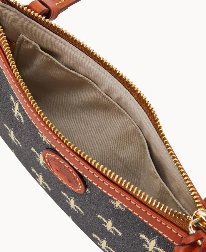 NFL Saints Large Slim Crossbody Saints Woman Dooney and Bourke Crossbodies NFL Saints Large Slim Crossbody Saints Woman Dooney and Bourke Crossbodies